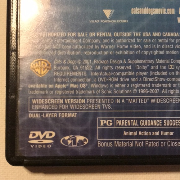 Two DVDs: Cats and Dogs and Cats & Dogs 2: The Revenge of Kitty Galore - Picture 4 of 10